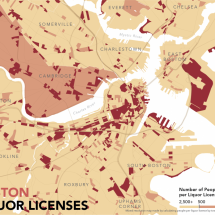 Mass Liquor License Map